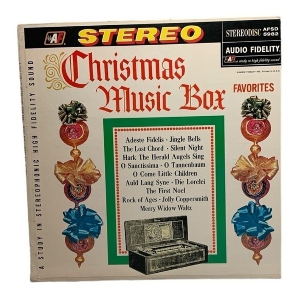 LP Christmas Music Box Favorites Vinyl Record
